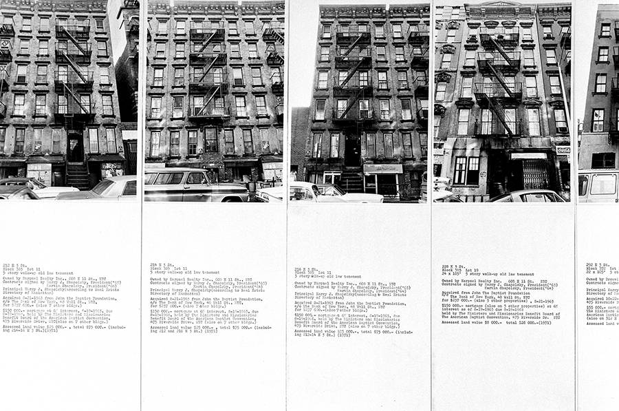 Ханс Хааке. Недвижимость на Манхэттене, принадлежащая Шапольски и пр., социальная система в реальном времени, состояние дел на 1 мая 1971